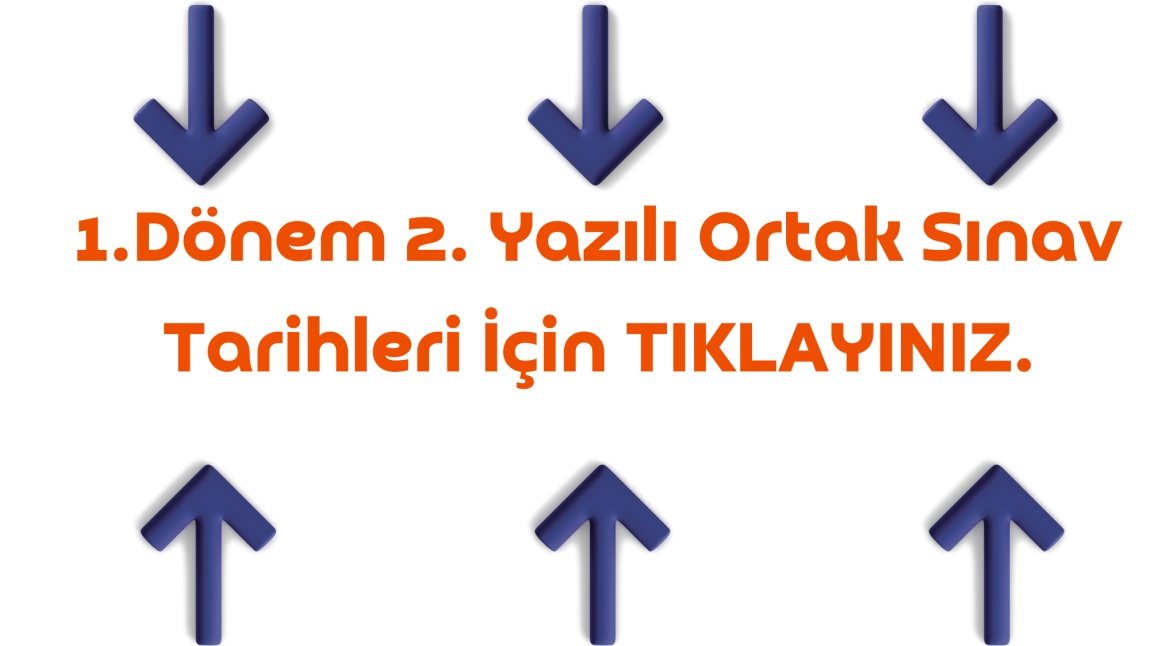 2024 1. DÖNEM 2. YAZILI ORTAK SINAV TARİHLERİ